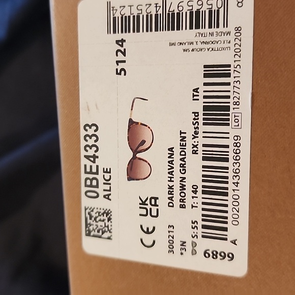 Burberry dark Havana Alice brown gradient sunglasses main image 6